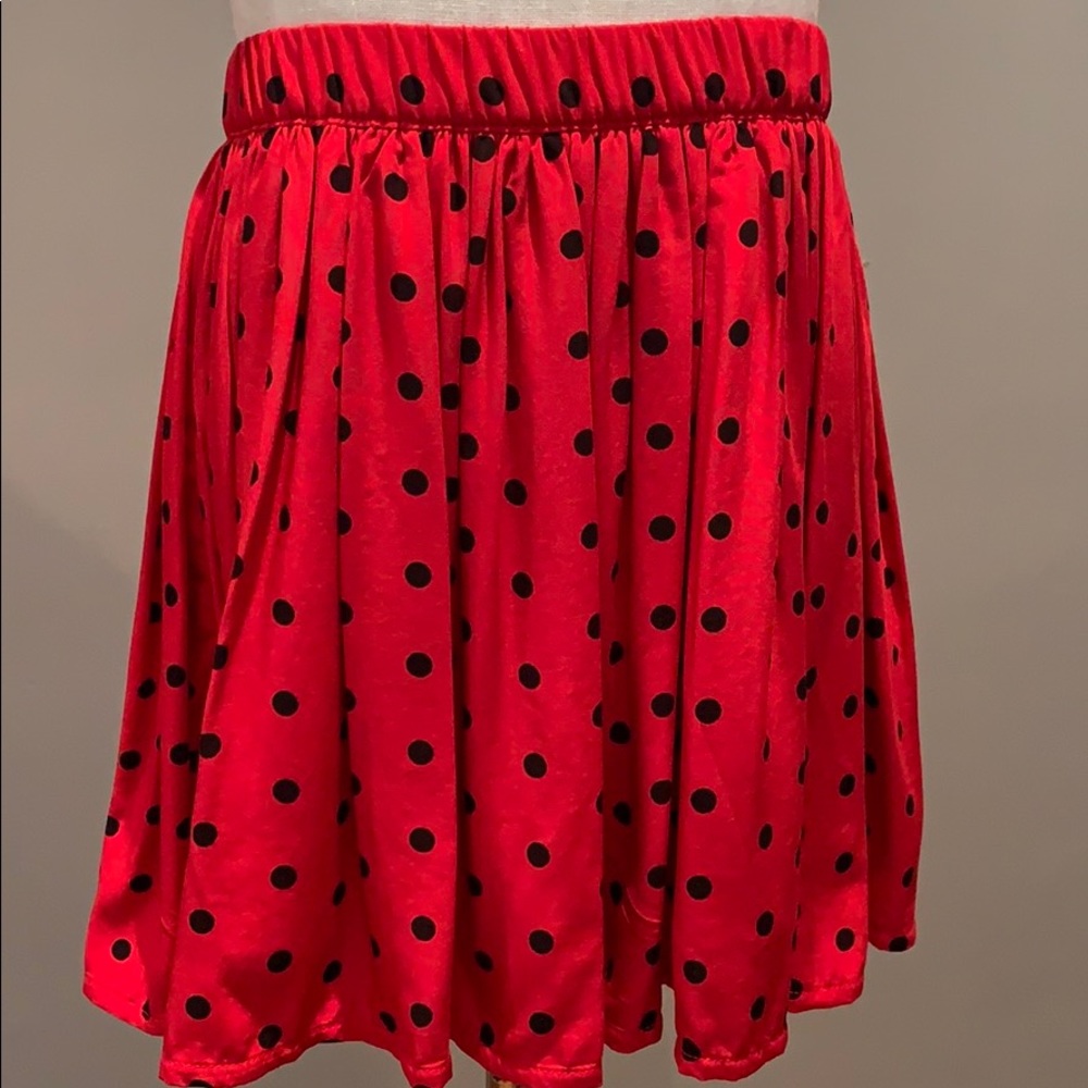 Gap Kids red polka dot skirt size 6/7 - Picture 2 of 7